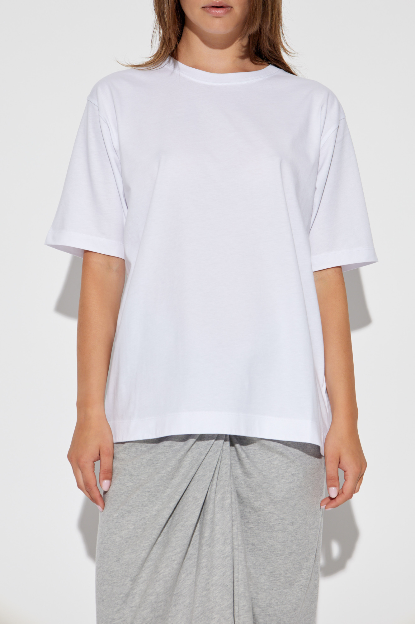 White Loose Fit T-shirt Dries Van Noten - Vitkac AS